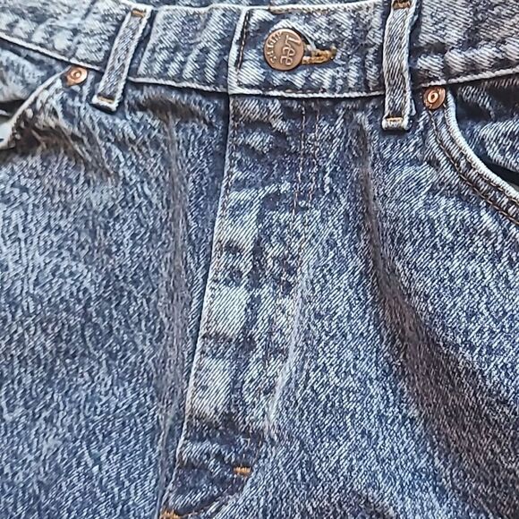 Vintage 80s Lee Women's acid washed High Rise Jeans, 12 M - Picture 7 of 10